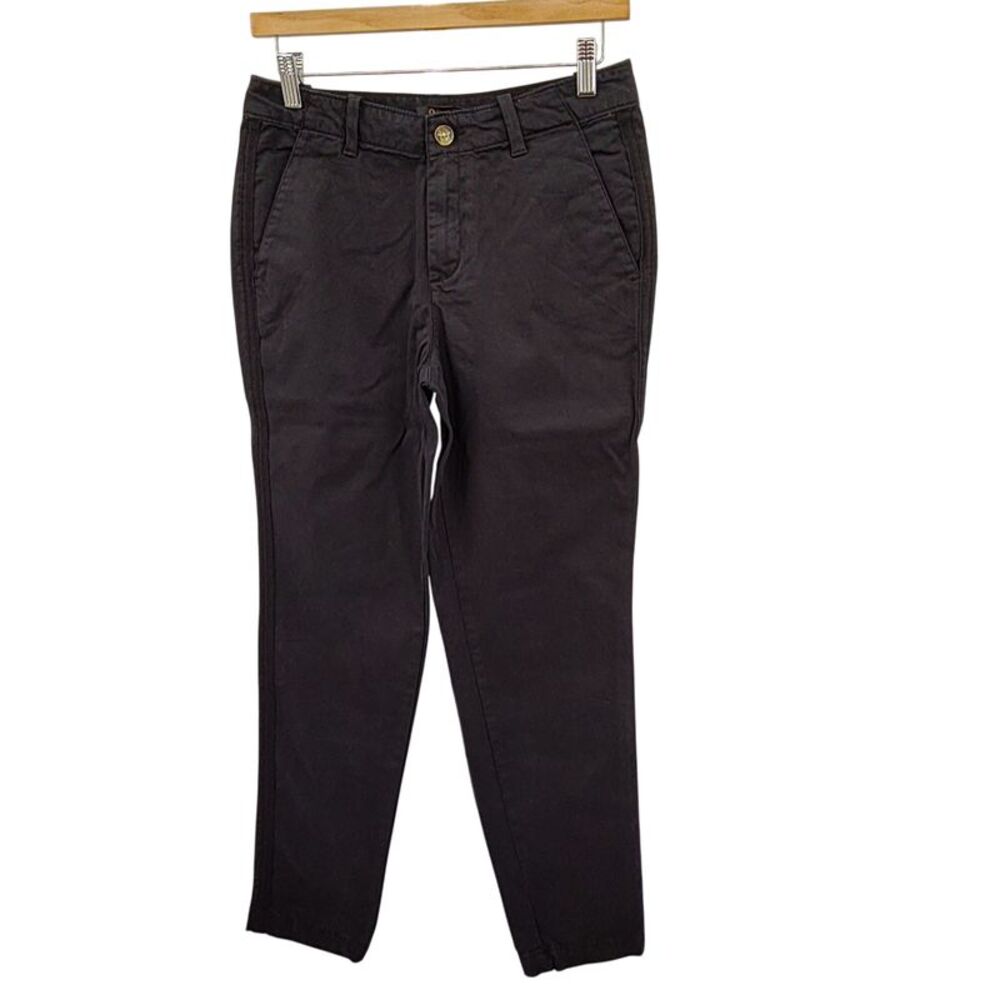 Quince Women Stretch Cotton Twill Girlfriend Chino Pants Black 26